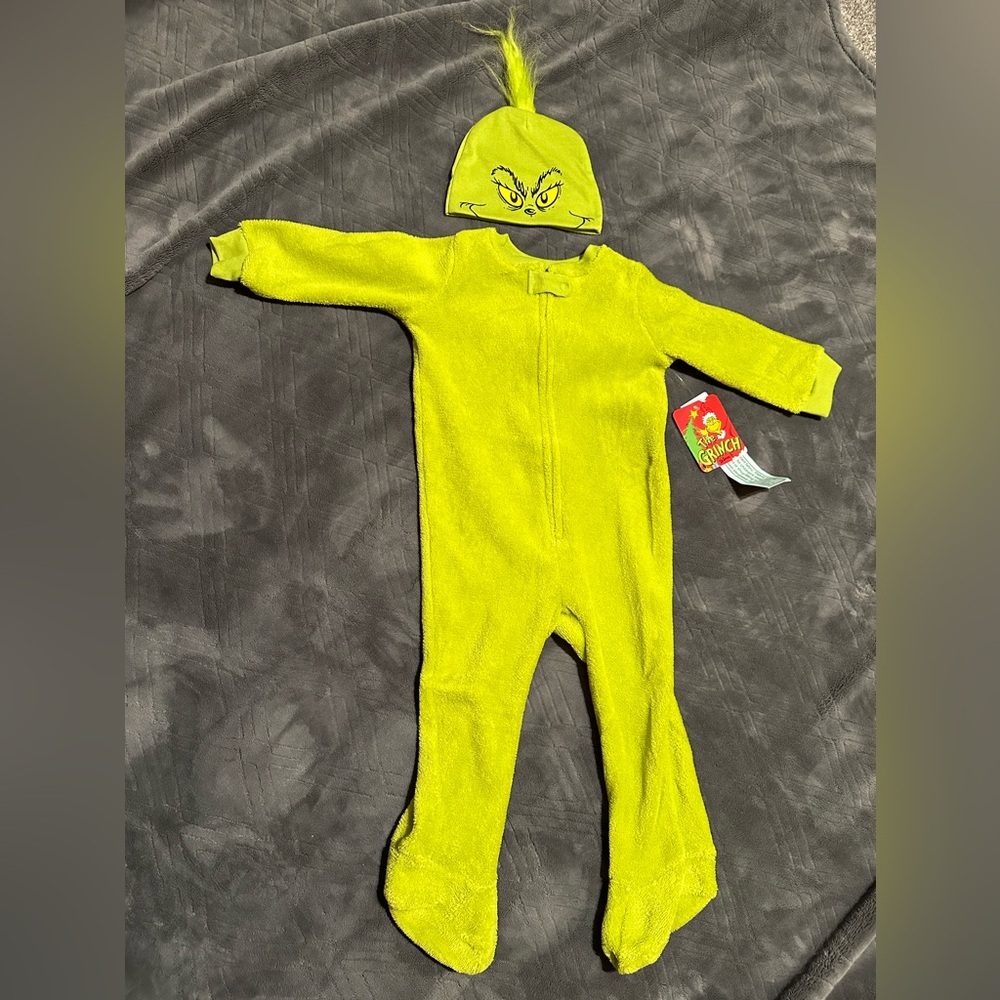 The Grinch Baby Onesie